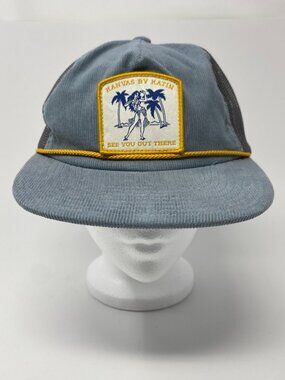 Kanvas by Katin Snapback Hat Corduroy Patch Hawaiian Hula Girl Trucker